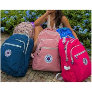 Mochila Escolar Grande Com Chaveiro