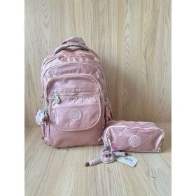 Kit mochila metalizada com estojo Gitroy