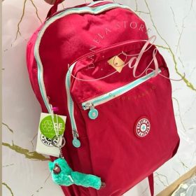 Mochila Vermelha Multifuncional para Escola e Dia a Dia