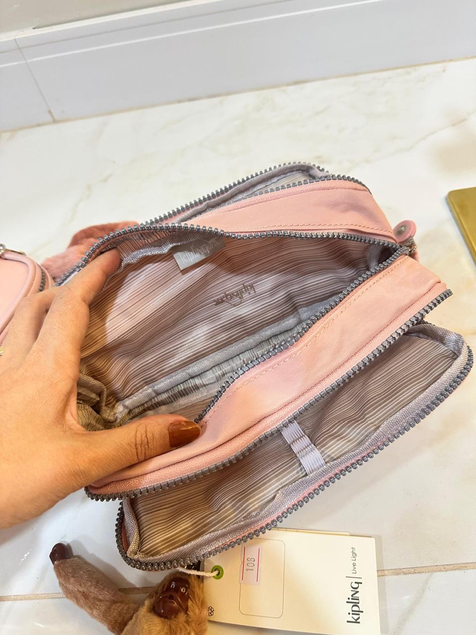 Estojo Bolsa Organizadora 3 Divisórias com Chaveiro – Modelo Premium - Imagem 4