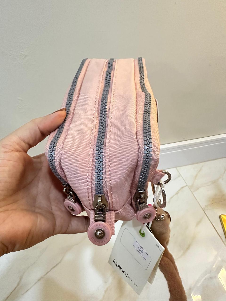 Estojo Bolsa Organizadora 3 Divisórias com Chaveiro – Modelo Premium - Imagem 3